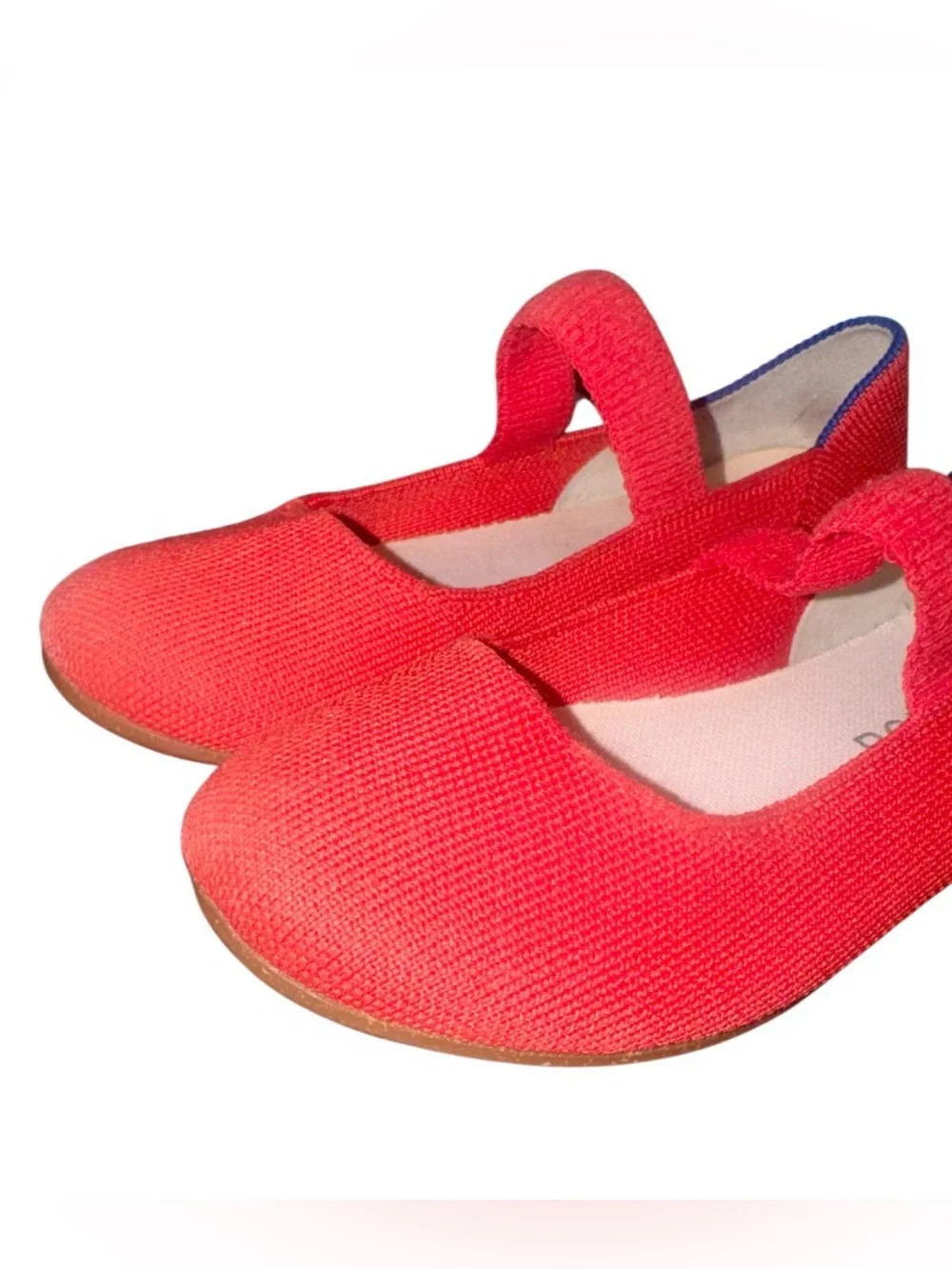 ROTHY’S designer  red slip on dress shoes girl’s size 3